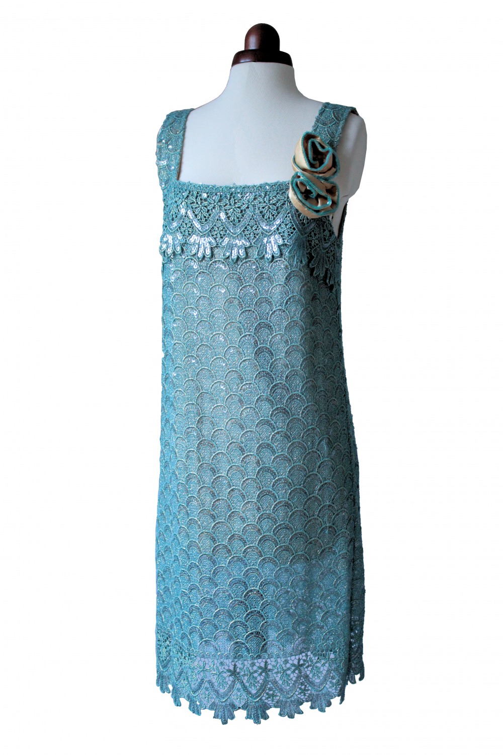 Ladies Deluxe Flapper Charleston 1920s 1930s Costume Size 10 - 12 Image